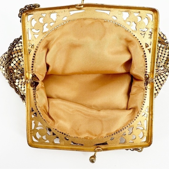 Vintage Whiting & Davis Metal Mesh Purse 70s 80s - Picture 3 of 8